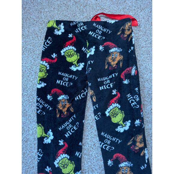 THE GRINCH Fleece Christmas PJ/Lounge pants; Snoopy & Snowflakes,Women's Large. - Picture 9 of 9